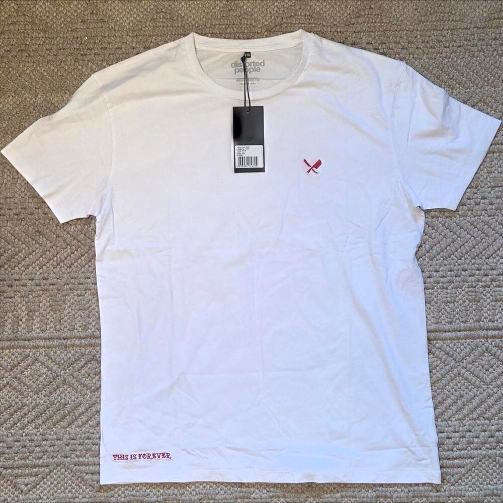 Distorted People Tattoo Crew Neck Tee Size XXL NWT